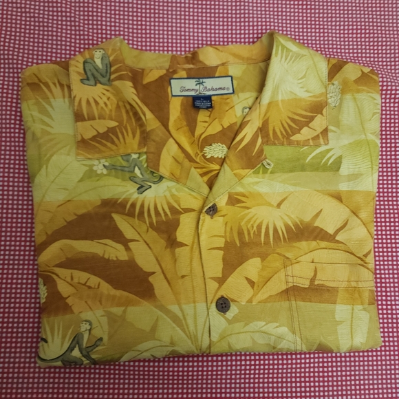 Tommy Bahama silk Monkeys and Bananas Large - Picture 9 of 9